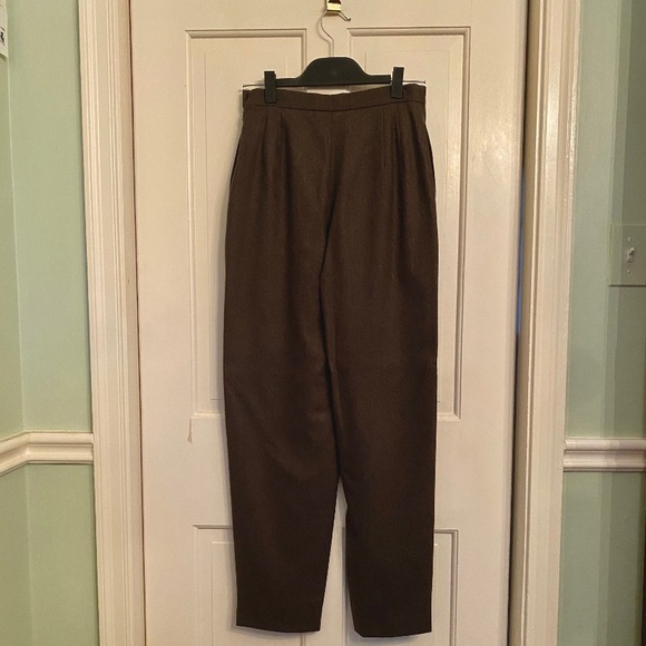 Burberry cashmere/wool fully lined pants. - Picture 4 of 4